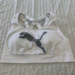 🦜 PUMA WOMENS WIRE FREE SPORTS BRA SIZE M  🦜